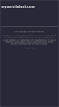 Mobile Screenshot of oyunhileleri.com
