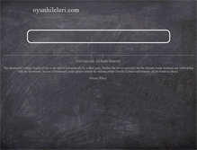 Tablet Screenshot of oyunhileleri.com